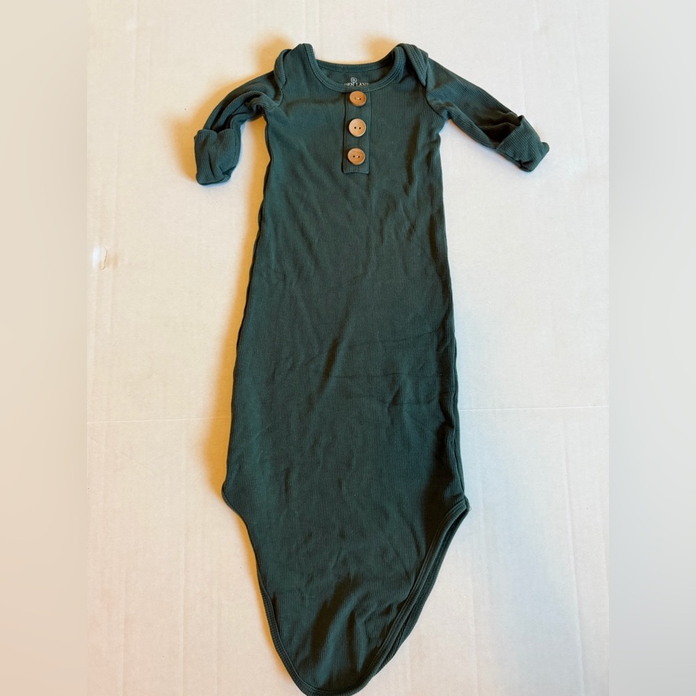 Caden Lane Forest Green Button-Front Sleep Sack